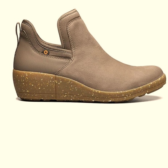 Bogs  brown Women's Vista Wedge Open Bootie size 6 NWOT - Picture 1 of 9